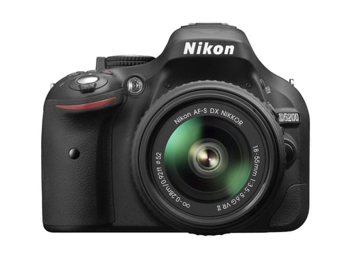 Nikon D5200 + Kit fotocamera reflex AF-S DX NIKKOR 18-55 mm 24,1 MP CMOS 6000 x 4000 pixel Nero