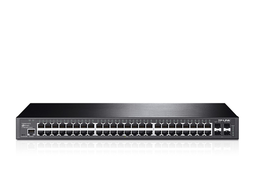 TP-Link T2600G-52TS V3 switch Gestionado L2+ Gigabit Ethernet (10/100/1000) 1U Negro