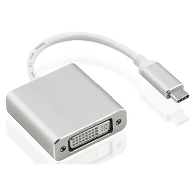 Adattatore grafico Nilox USB Type-C - DVI-I M/F USB Argento
