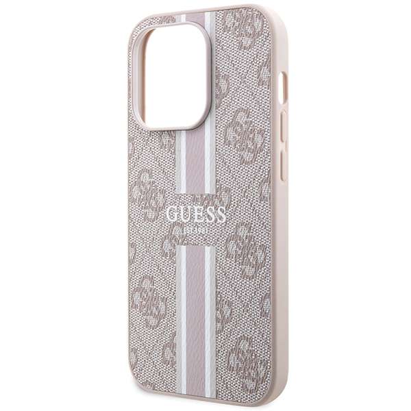 Coque de téléphone Guess iPhone 15 Pro Imprimé Rayures Compatible MagSafe Rigide - vue 3
