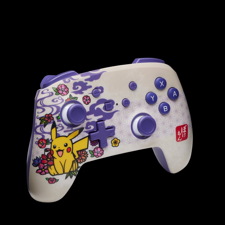 PowerA Manette sans Fil améliorée pour Nintendo Switch modèle OLED et Switch Lite Accessoire de Jeu Manette de Jeu Manette Gaming Manette Bluetooth sous Licence Officielle Pokémon Blossom - vue 3