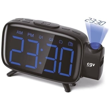 CGV CR-P10 Horloge Numérique Noir