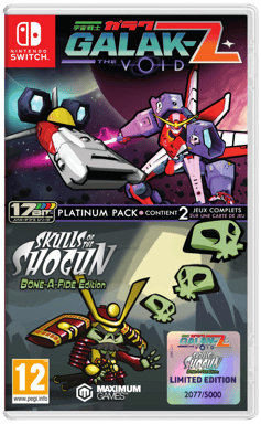 Galak-Z The Void & Skulls of the Shogun Bonafide Edition Platinum Pack Switch