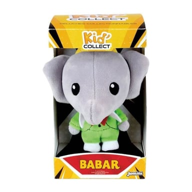 Peluche elefante - JEMINI - BABAR - Kid'collect +/- 13 cm