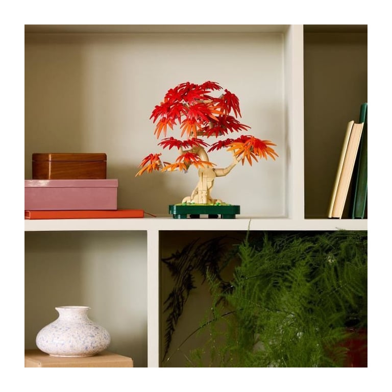 LEGO Botanicals 10348 Bonsai d'Érable Rouge du Japon - Kit de Construction pour Adulte - Neuf