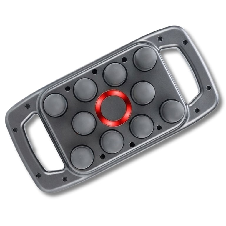 Pistolet de Massage BODYLIFE 9 Vitesses 10 Têtes Lumière LCD - vue 2