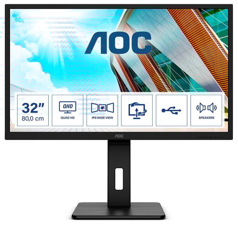 AOC P2 Q24P2Q LED display 60 5 cm 23.8 2560 x 1440 pixels Quad HD Neuf - vue 7