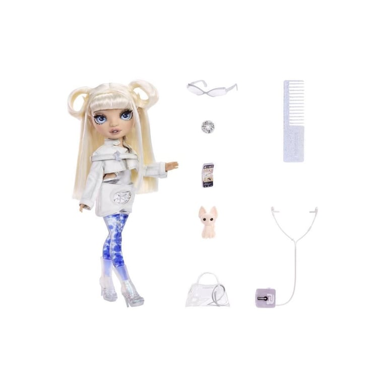 Rainbow High Sparkle & Shine Doll- White - Neuf