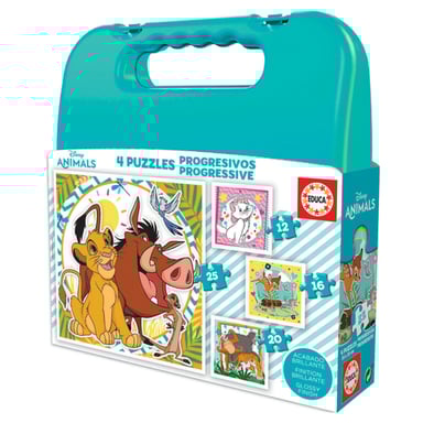 Educa 19309 Puzzle 4 Puzzles Progresivos para Niños en Estuche