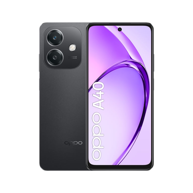 Oppo A40 (4G) 128Go Noir, Débloqué - Neuf