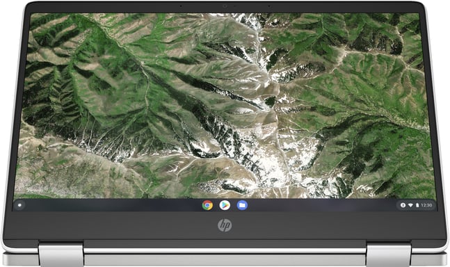 HP Chromebook x360 14a-ca0057nf N5030 35,6 cm (14'') Écran tactile Full HD Intel® Pentium® Silver 8 Go LPDDR4-SDRAM 64 Go eMMC Wi-Fi 5 (802.11ac) ChromeOS Blanc