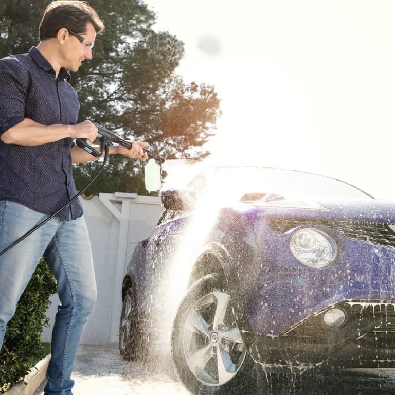 Cecotec HydroBoost 1400 EasyGo Nettoyeur Haute Pression pour Maison Jardin ou Voiture débit de 426 /h 105 Bars de Pression Pompe en Aluminium Roues Rayon d'action 11 - vue 3