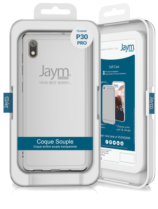 JAYM - Coque Souple Transparente pour Huawei P30 Pro ? Souple et résistante - Traitement Anti-jaunis