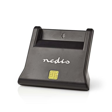 Nedis CRDRU2SM3BK lector de tarjeta USB 2.0 Negro