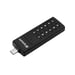 Verbatim Keypad Secure - Unidad USB-C de 64 GB Cifrada con un teclado integrado de acceso - Negro