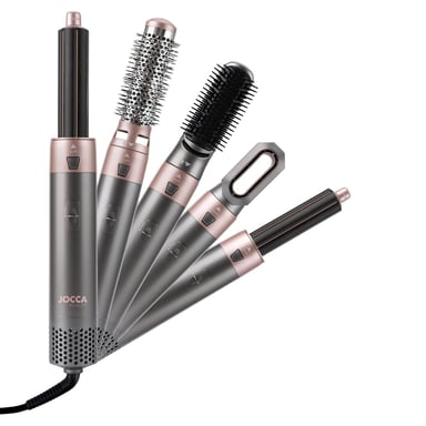 JOCCA 2412 Multistyler 1000W Noir et Rose avec 3 Températures - Neuf