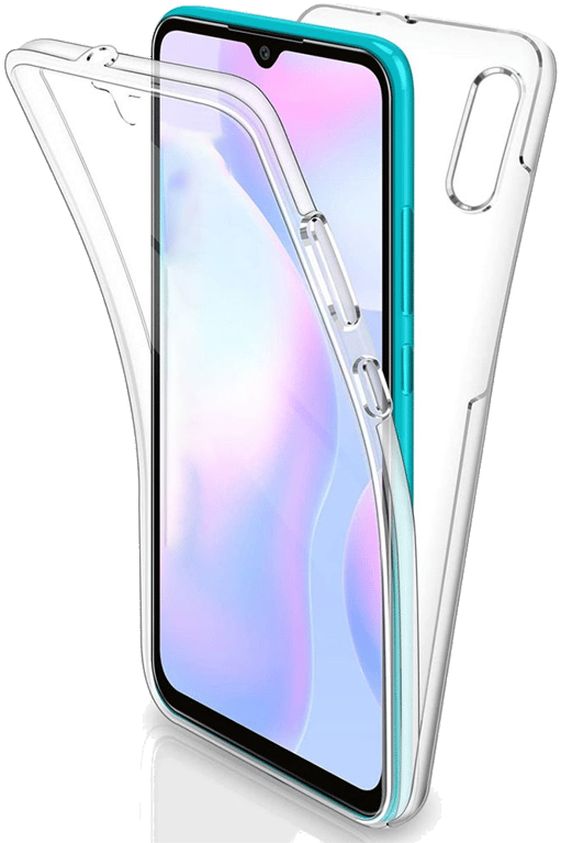 Evetane Coque Xiaomi Redmi 9T 360° intégrale Protection avant et arrière silicone transparente Motif