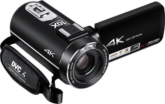 Lipa AD-C7 videocámara 4K - Cámara digital - Camcorder - Cámara Wifi - Cámara de vlogs - Lente CMOS Sony