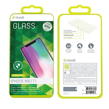 Para cambiar Vidrio templado plano: Apple Iphone Xr/11