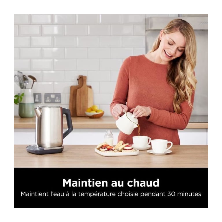 Bouilloire NINJA KT201EU 1 7 Température réglable Inox - vue 4