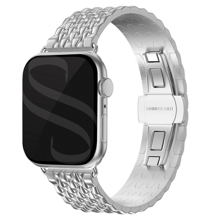 Bracelet Selencia Dragon en acier pour Apple Watch 49mm - vue 7