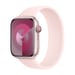 Bracelet Boucle unique en Silicone pour Apple Watch | 38/40/41/42 mm - Taille 6 - Light Pink