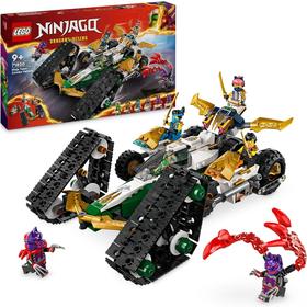 Lego Ninjago Le Véhicule Combiné De ?équipe Des Ninjas 71820 Lego La Boite - vue 4