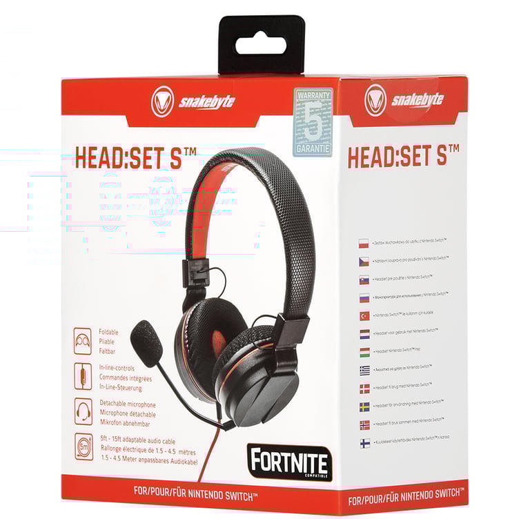 Snakebyte Head:Set Casque Avec fil Arceau Jouer Neuf - vue 2