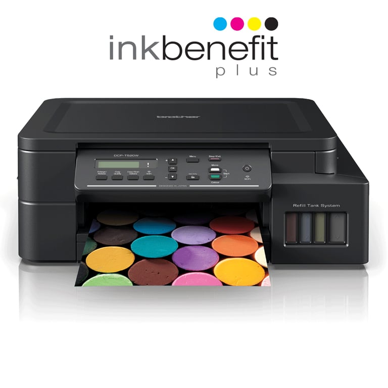 Brother DCP-T520W imprimante multifonction Jet d'encre A4 6000 x 1200 DPI 30 ppm Wifi - Neuf