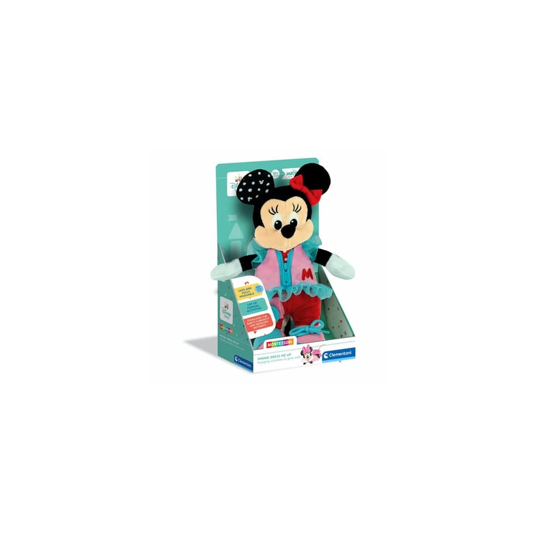 Peluche Clementoni 17860 – Peluche Montessori Baby Minnie, Développement de Motricité - vue 4