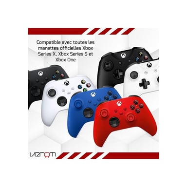 Station d'accueil double charge VENOM Twin VS2871 pour manettes Xbox Series X|S & One Blanc