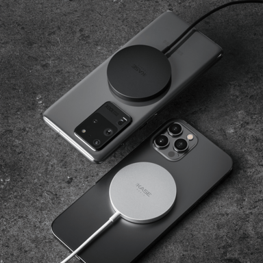 Chargeur sans fil rapide magnétique (15W), Noir carbon