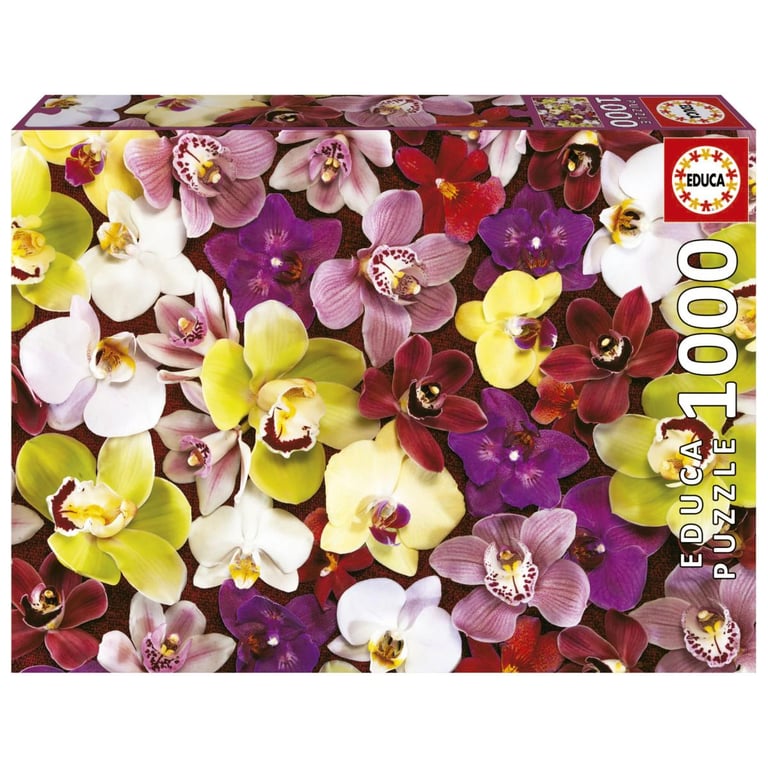 Puzzle Orchidees 1000 pièces Collection Educa® Passion Neuf