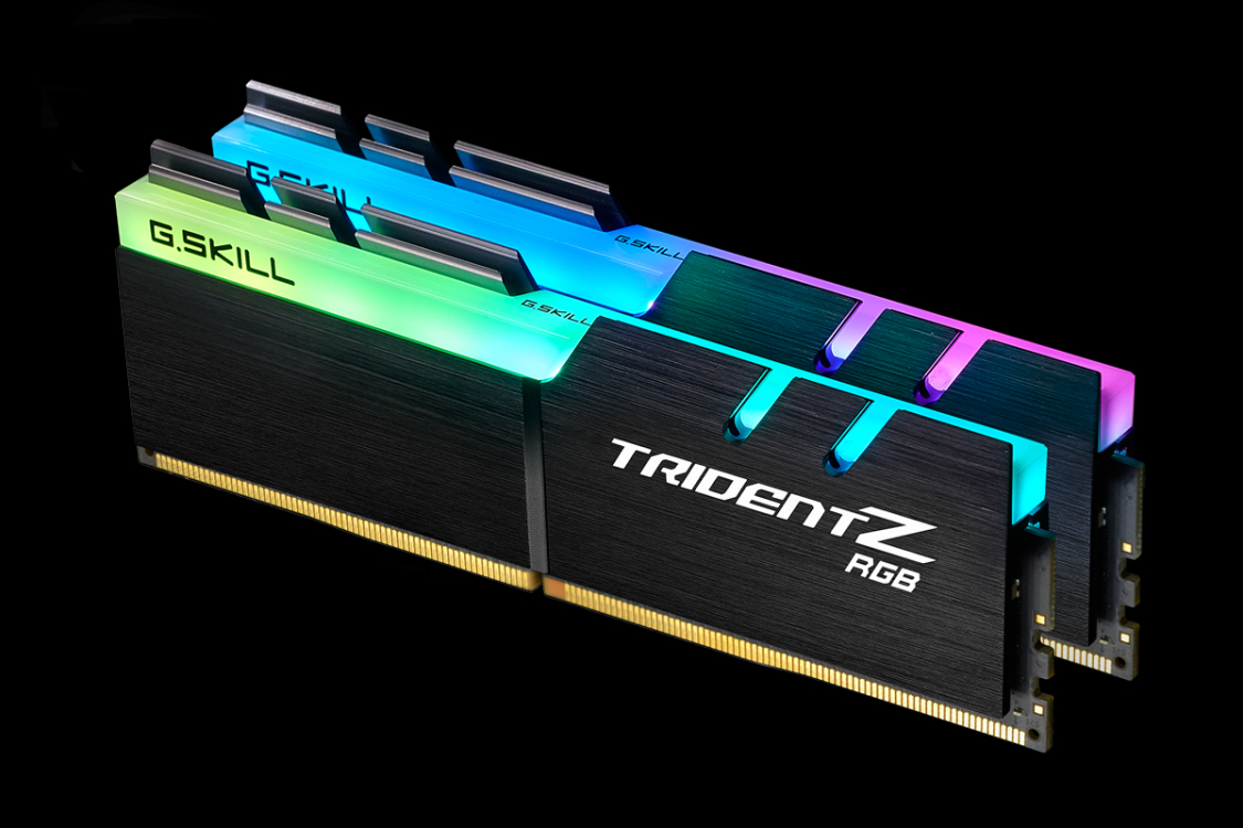 G.Skill Trident Z RGB 2x 8 Go DDR4 3200 MHz CL16 F4 3200C16D 16GTZR - vue 2