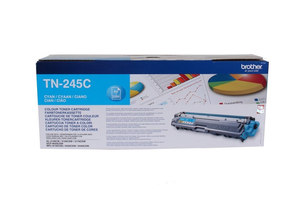 Brother TN245C Cyan - vue 5