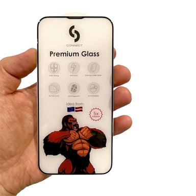 Corning Gorilla Ultra Strong 3D Glass per Apple iPhone 15 Nero