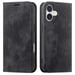 imoshion Étui de téléphone portefeuille Slim pour Apple iPhone 16 - Noir