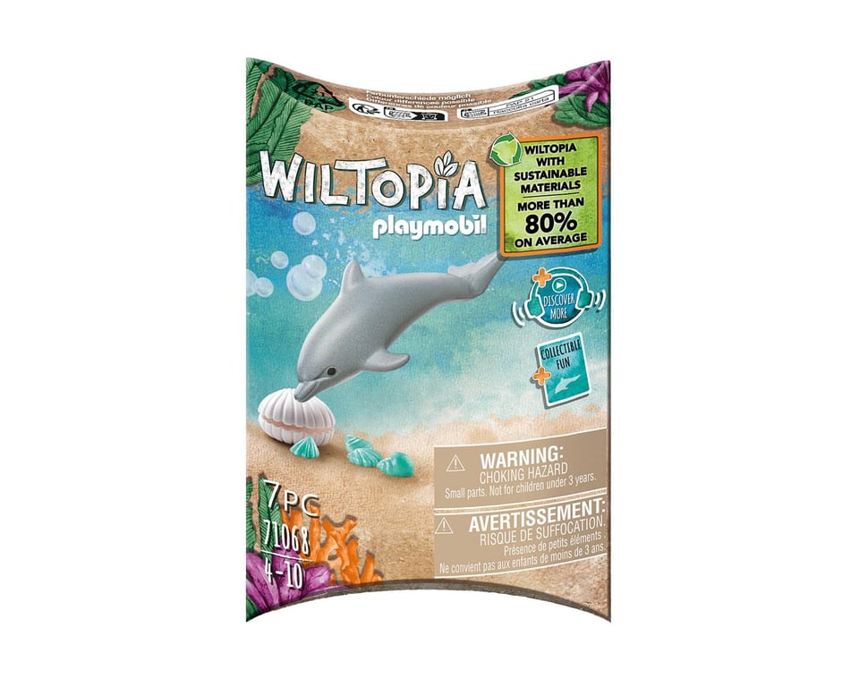 Playmobil Wiltopia 71068 - Bébé Dauphin Multicolore pour garçon - vue 3