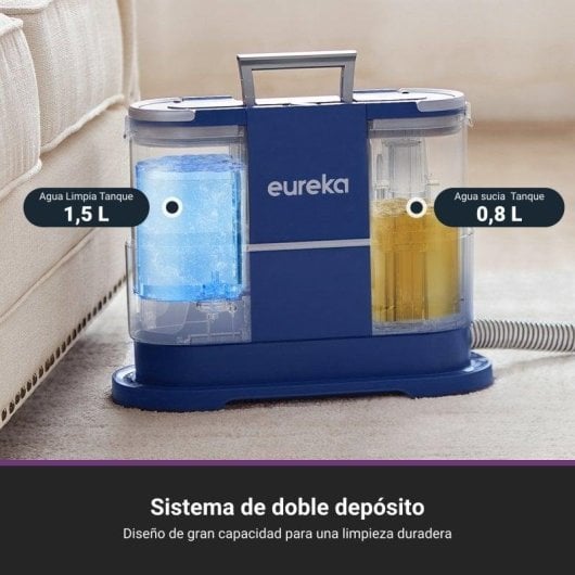 Eureka NEY100 Aspirateur pour tapis | Nettoyeur de taches multisurface pour tapis moquettes tissus d'ameublement escaliers et voiture | Grand réservoir d'eau de Neuf - vue 2