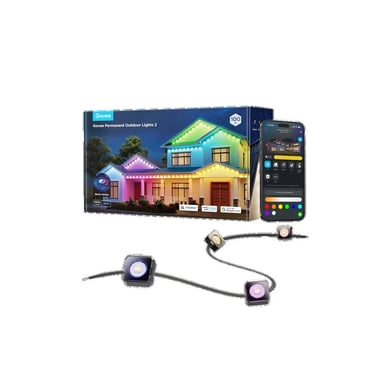 Ruban LED extérieur permanent Govee Permanent Outdoor Lights 2 30 m 12 V RGBICW Smart Control Blanc - Neuf