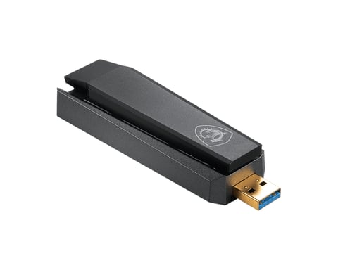 Scheda adattatore USB WiFi MSI AX1800 e adattatore di interfaccia USB 2.0