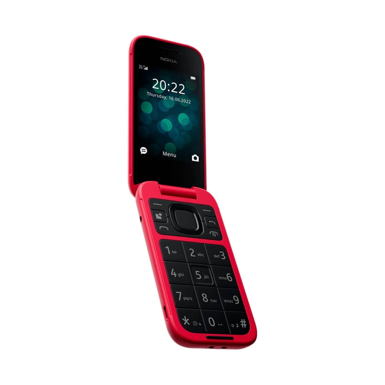 Nokia 2660 7,11 cm (2.8 ) 123 g Rouge Téléphone numérique - Neuf
