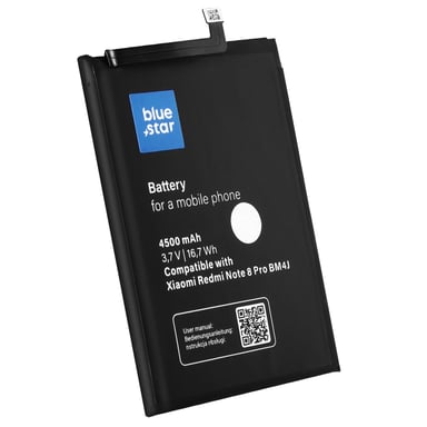 Batería de repuesto Xiaomi Redmi Note 8 Pro 4500mAh BM4J negro Blue Star