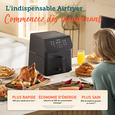 COSORI Freidora sin aceite Premium II Chef Edition 6,2 litros