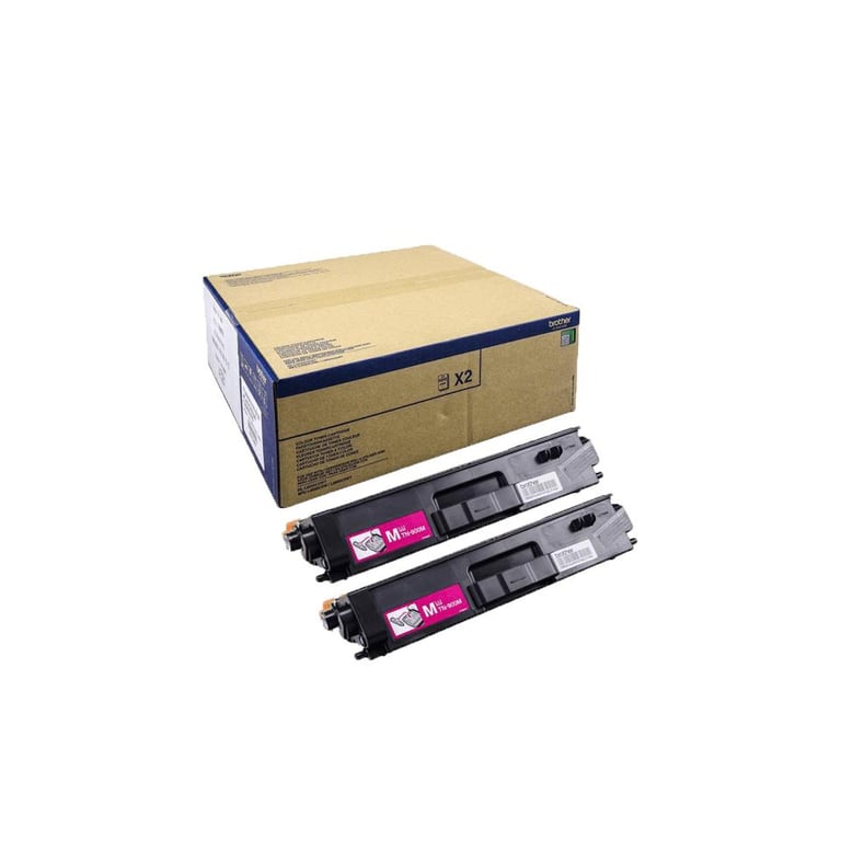 Brother TN900M Pack de 2 original cartouche de toner pour Brother HL L9200CDWT HL L9300CDWT HL L9300CDWTT MFC L9550CDW MFC L9550CDWT - vue 2