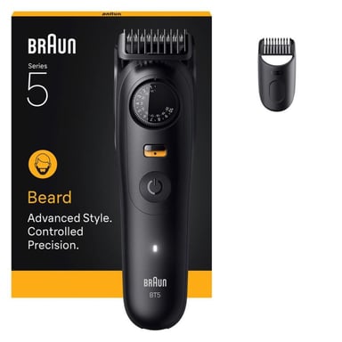 Rasoio elettrico - BRAUN - Serie 5 BT5500 - 120 min di autonomia - Impermeabile - Nero