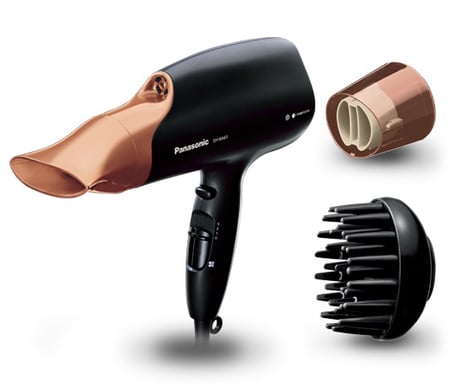 Panasonic EH-NA65CN825 Asciugacapelli 2000 W Nero, Oro