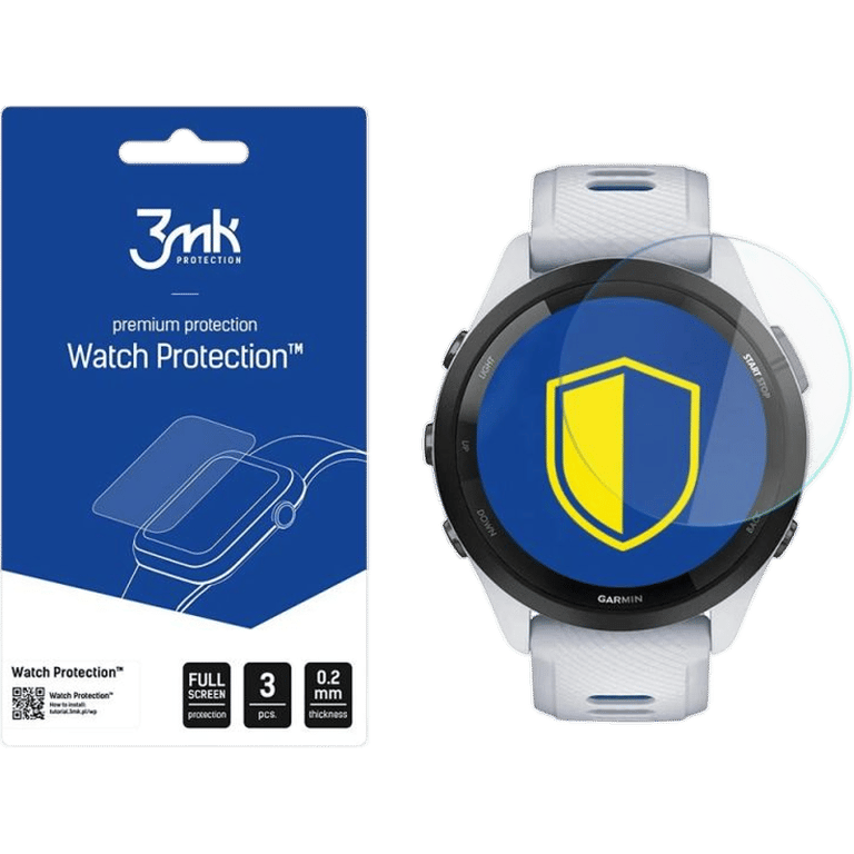 Protection écran 3MK pour Garmin Forerunner 265 Film flexible Incolore Neuf