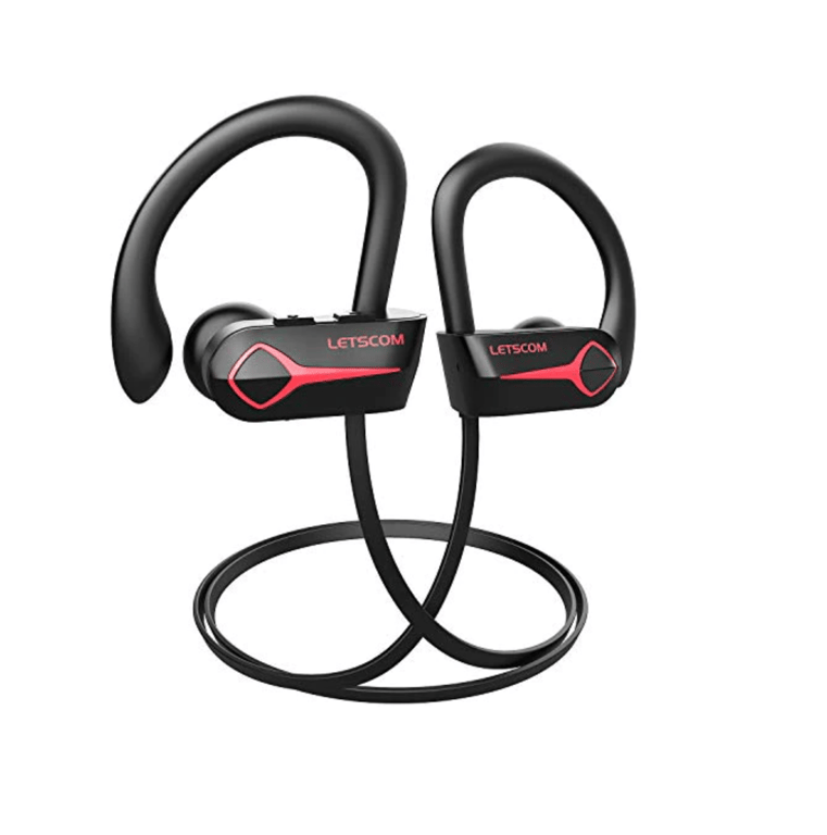 Letscom U8L Auricular Bluetooth - 15 horas de duración de la batería, IPX7  impermeable 5.0 auricular inalámbrico ideal para el deporte, correr, el  trabajo y la oficina en casa - Letscom