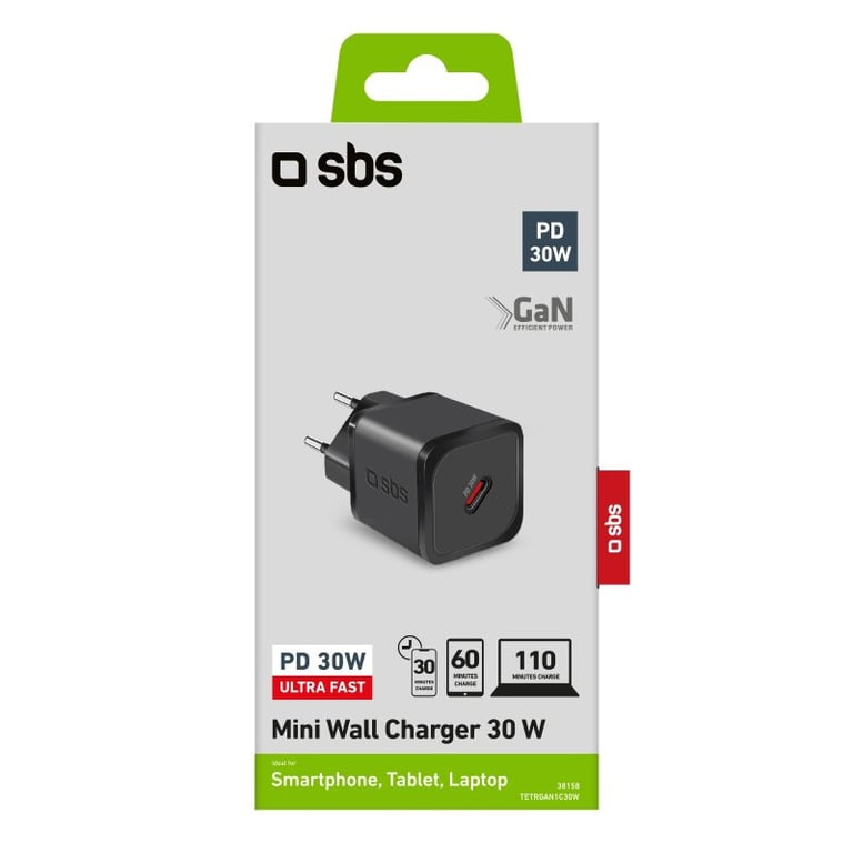 SBS Chargeur secteur Power Delivery GAN - vue 4